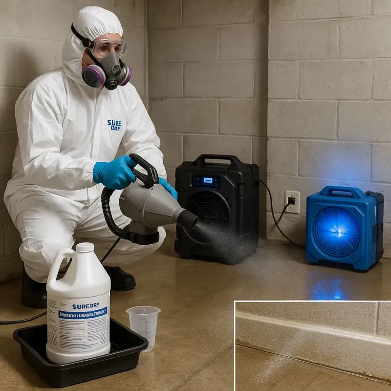 Sanitization and Odor Removal process in Hazel Dell, WA