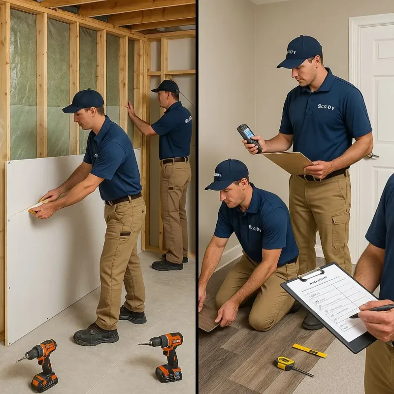 Repairs and Reconstruction process in Hazel Dell, WA